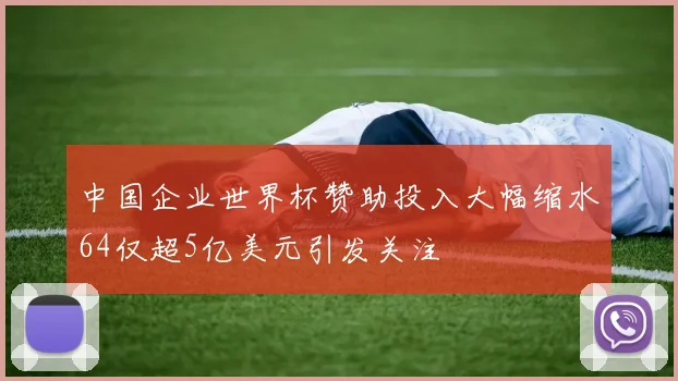 中国企业世界杯赞助投入大幅缩水64仅超5亿美元引发关注